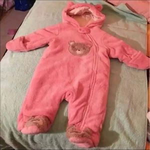 Babygirl Onesie Coat. 3-6 Months